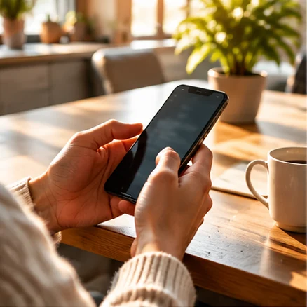 Check app access on a personal phone before lending it.